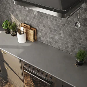 Antrasit laminat tezgah uygulama